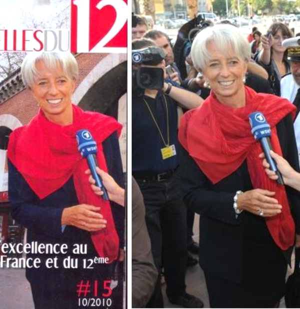 christine lagarde sous photoshop