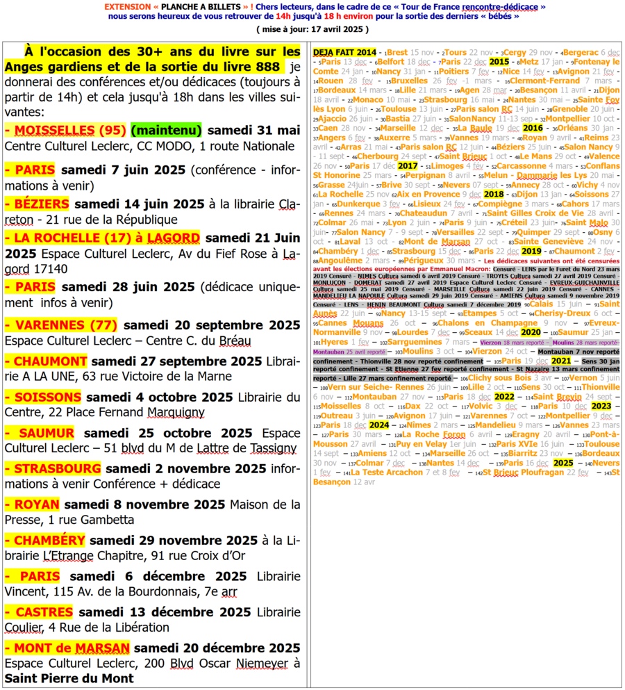 Le Jardin des Livres, rencontres et ddicaces