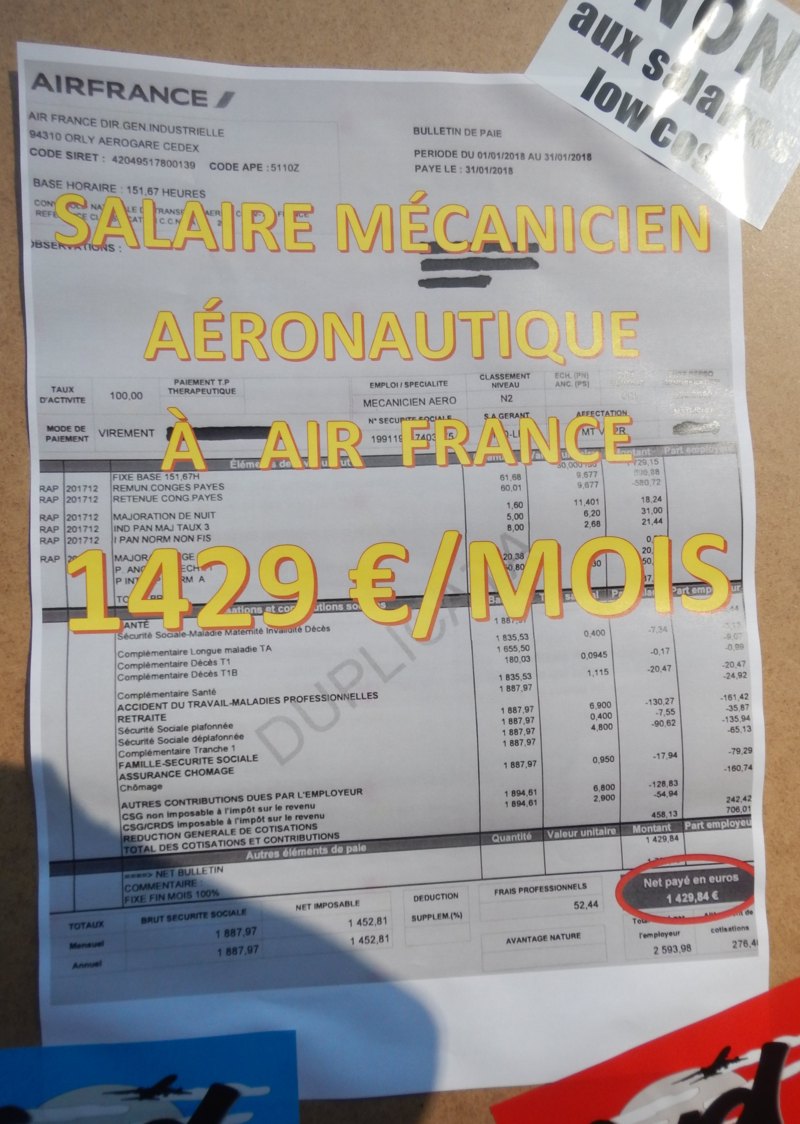 greve air france 22 fevrier 2018