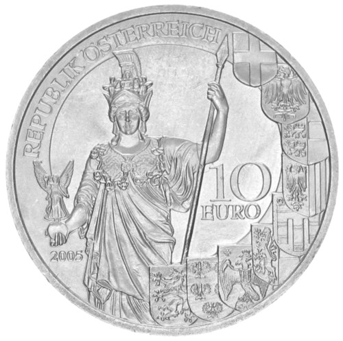 piece argent athena - minerve 10 euros