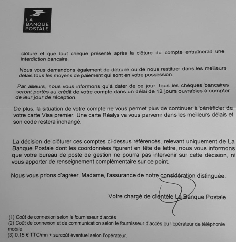 banque postale banque pourrie 2019