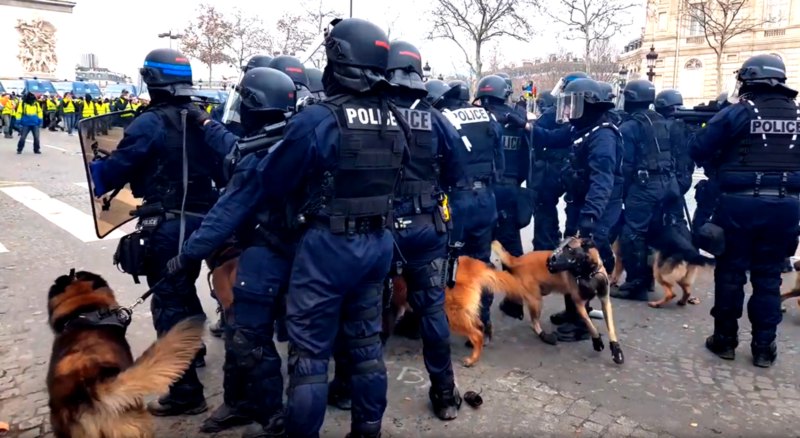 paris 8 dec 2018 2h20 de video