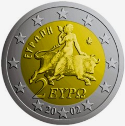 piece euro enlevement d'europe