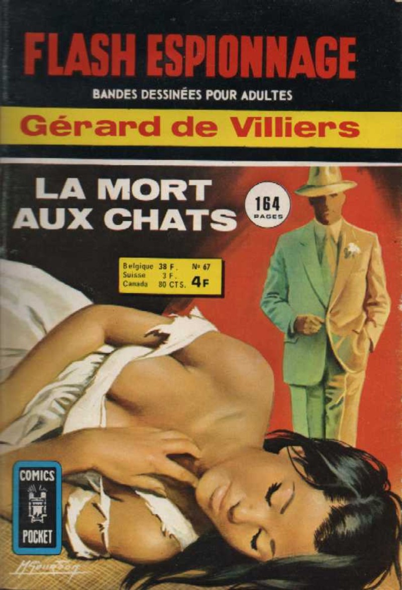 la mort aux chats, BD, gerard de villiers