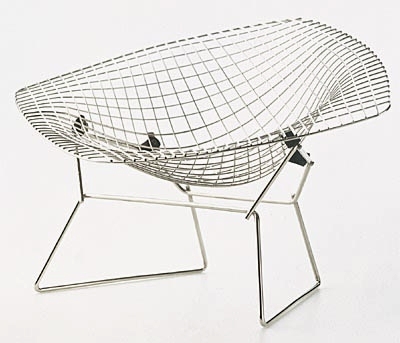 bertoia diamond fauteuil