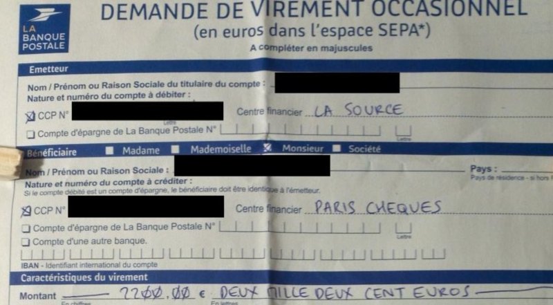 banque postale limites de virement 2018