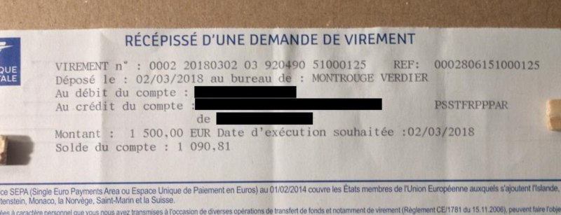 banque postale limites de virement