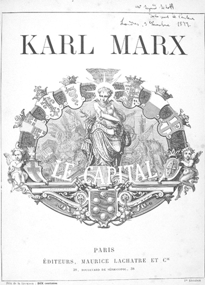 manuscrit signe par karl marx