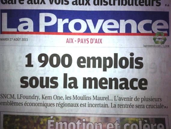 la provence du 27 aout 2013