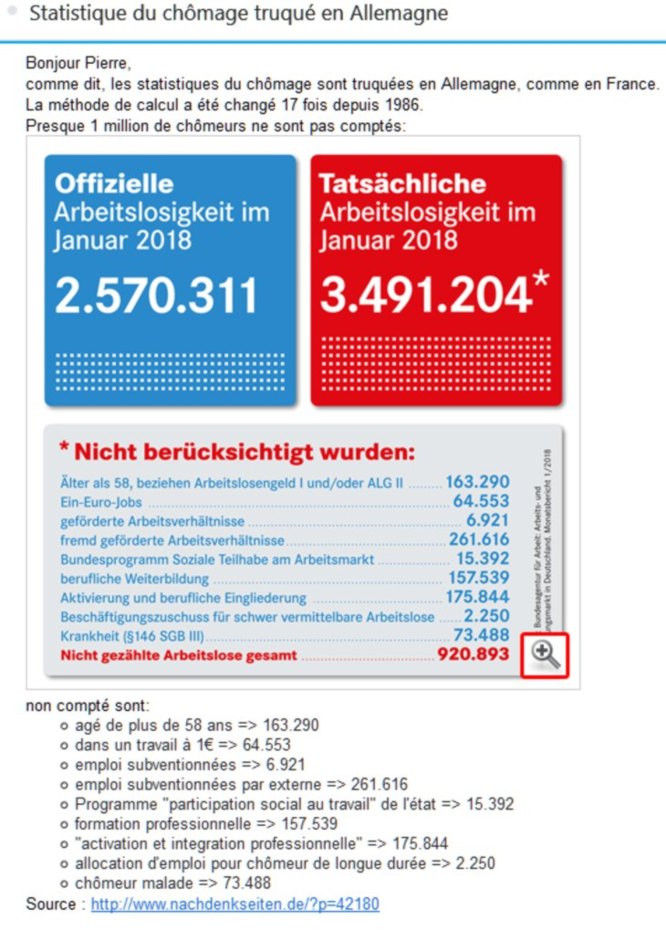 chômage en allemagne 2018