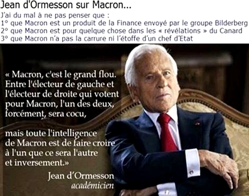 jean d'ormesson macron