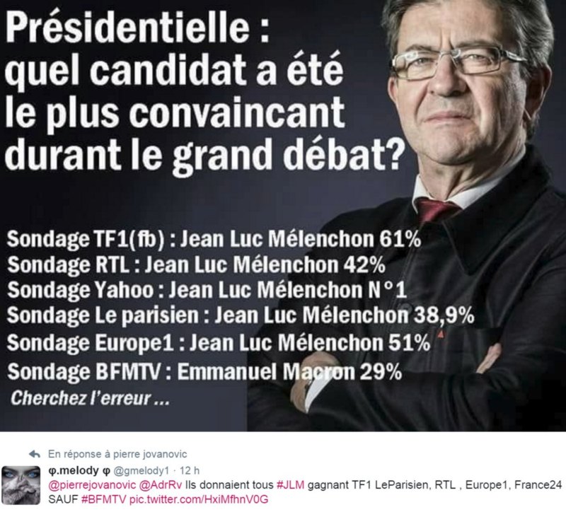 melenchon macron debat vainqueur 2017