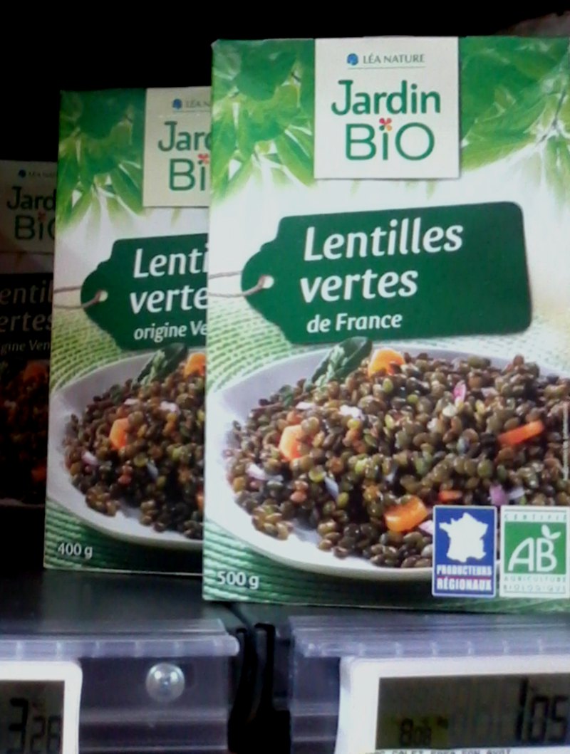 lentilles  400 vs 500 grammes