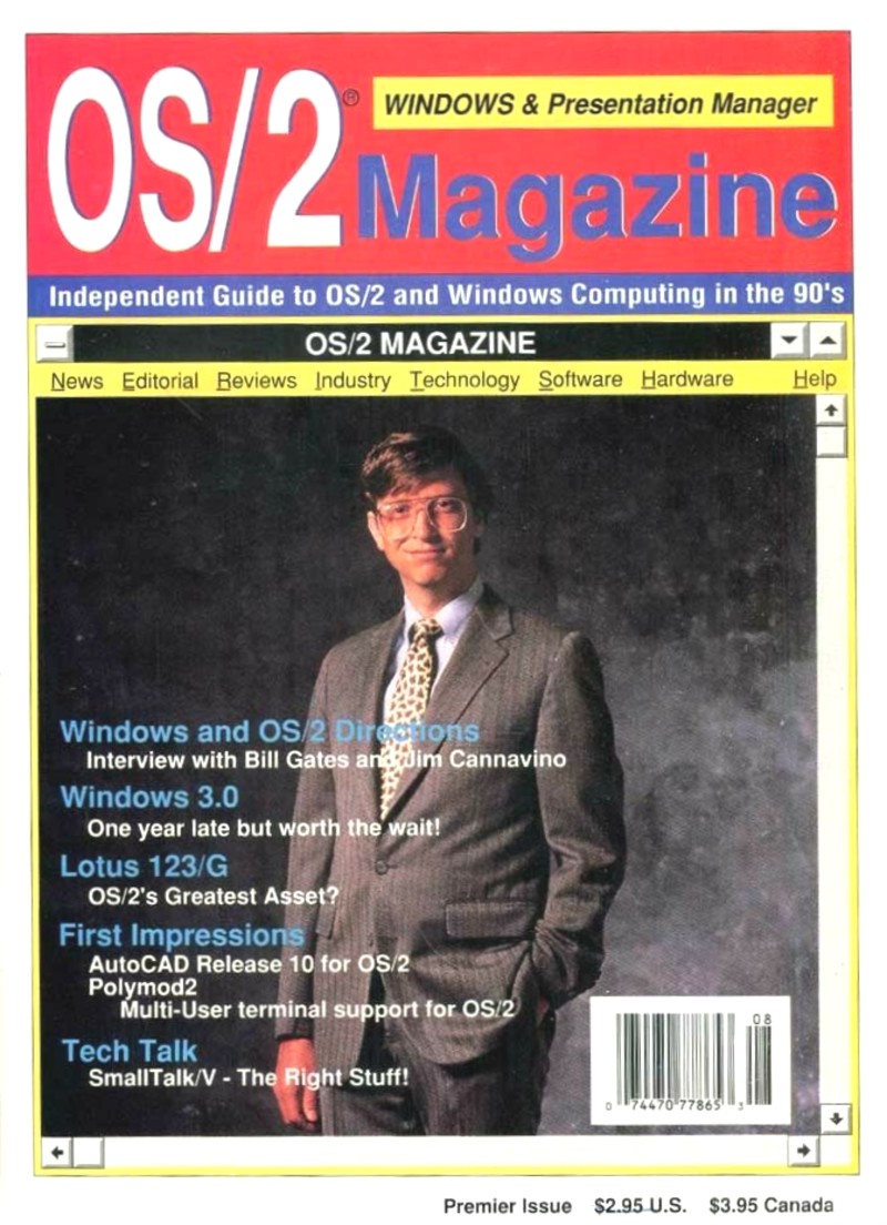 Bill Gates on OS2 warp IBM