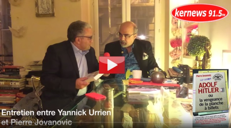 interview yannick urrien  la baule kernews jovanovic sur adolf hitler ou la vengeance de la planche à billets
