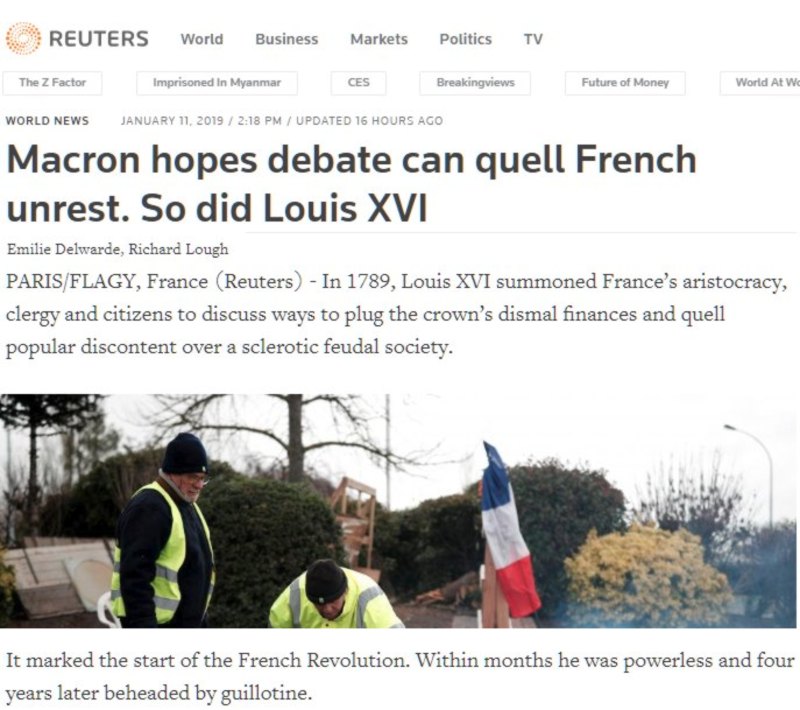 macron = louis XVI