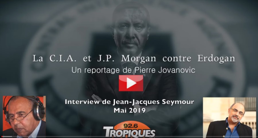 Jovanovic Erdogan CIA JP Morgan Istanbul juin 2019