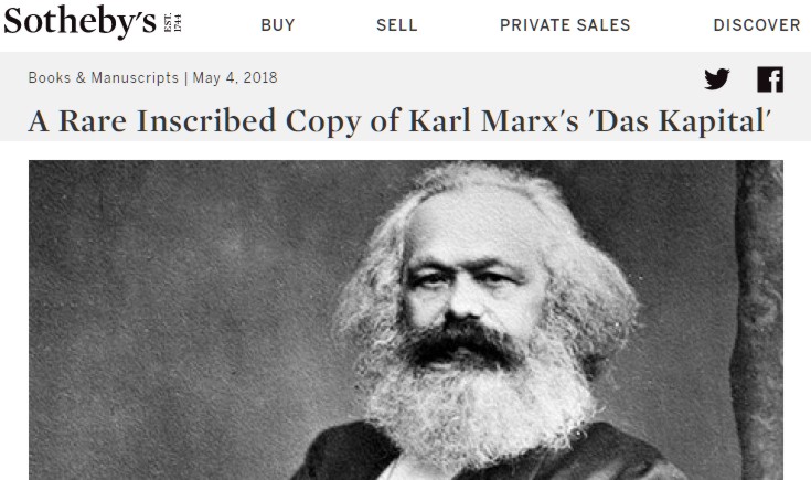 manuscrit signe par karl marx