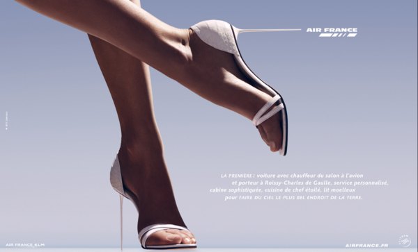 les talons aiguilles d'air france