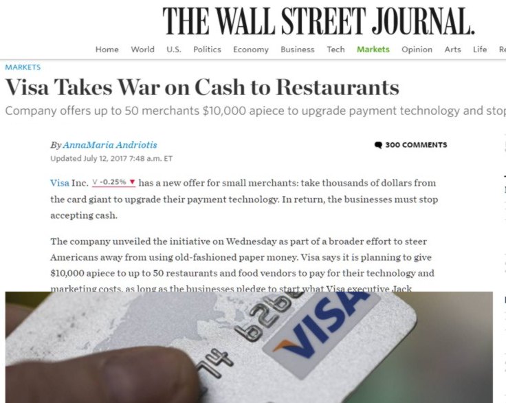 visa big brother wsj