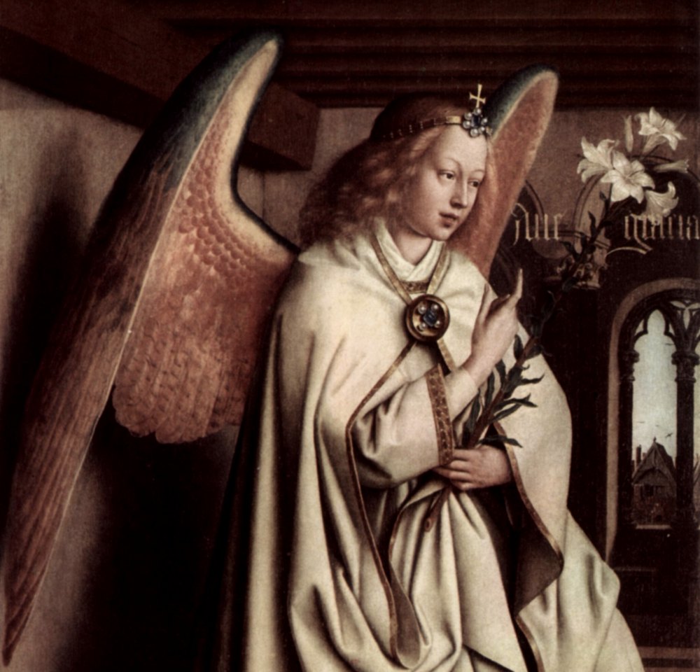 Gabriel  par Jan Van Eyck